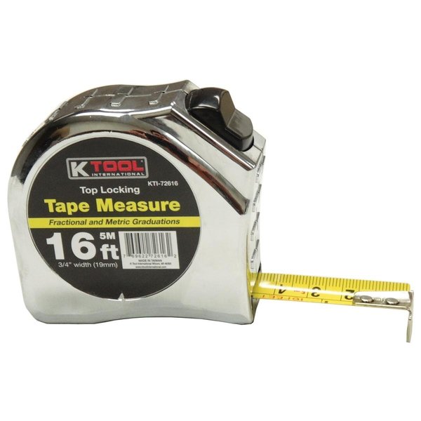 K-Tool International Tape Measure, 16'X3/4" KTI72616